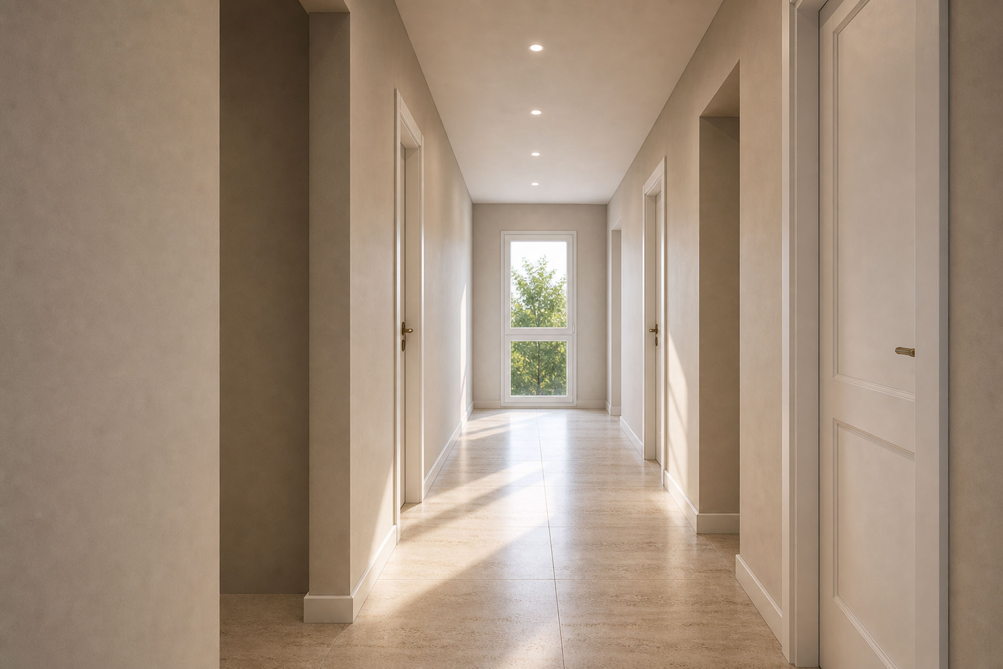 Render fotorealistico generato dalla planimetria